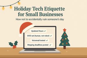 Holiday Tech Etiquette For Small Businesses (Or: How Not To Accidentally Ruin Someone’s Day)